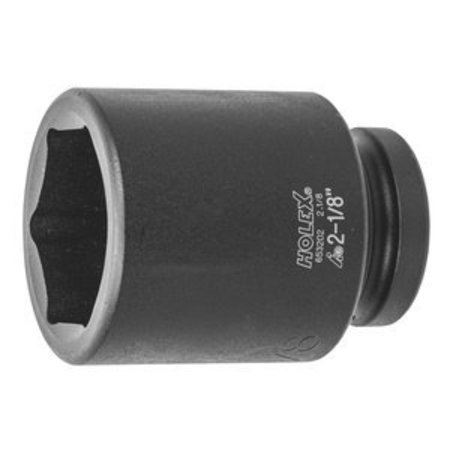 HOLEX Impact Socket, 1 inch Drive, 6 pt, Deep, 2-1/8 inch 653202 2.1/8